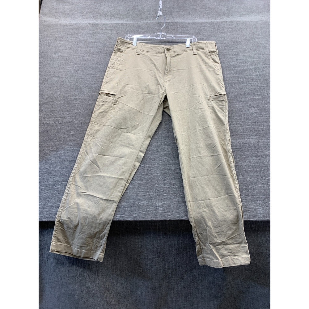 Lee Performance Series Extreme Comfort Straight Fit Pants Men 38x30 Khaki Cotton